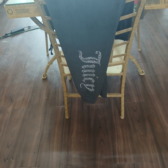 Juicy Couture Black Skinny Jeans with Rhinestone Logo - Picture 1 of 3